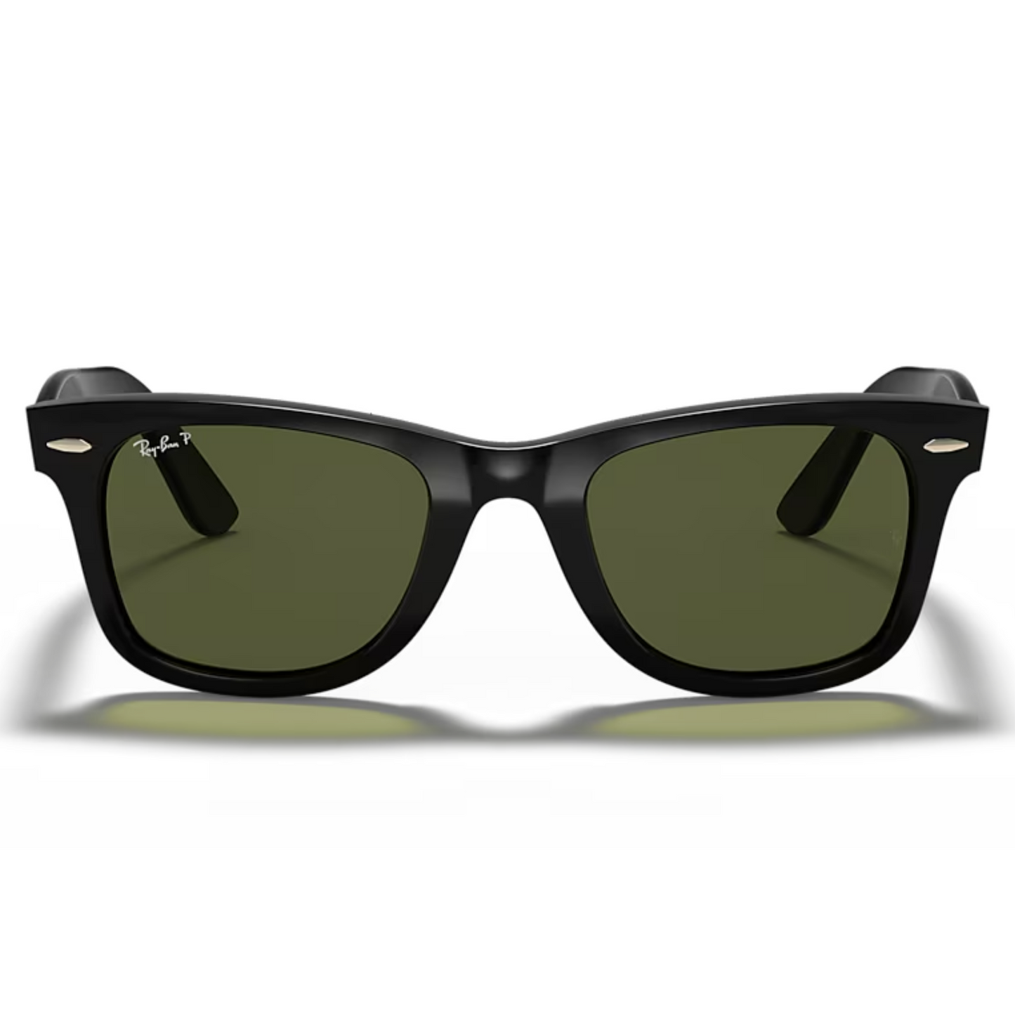 Ray-Ban RB4340 601 50 Wayfarer Black - Green Lenses