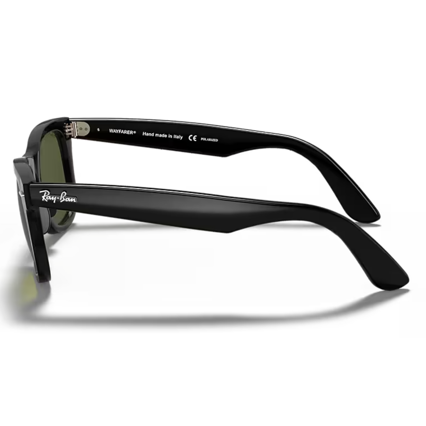 Ray-Ban RB4340 601 50 Wayfarer Black - Green Lenses