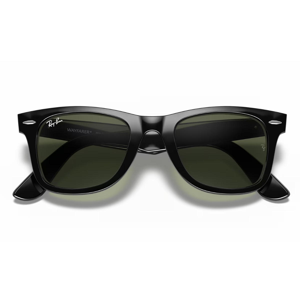 Ray Ban Wayfarer RB2140 901 50 Black - Green Lenses