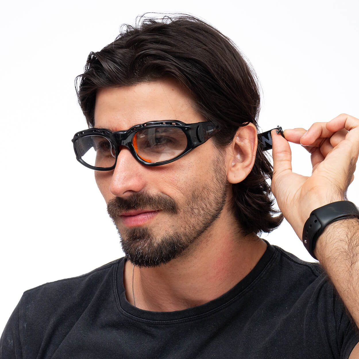 Titans Power Black Sports Glasses