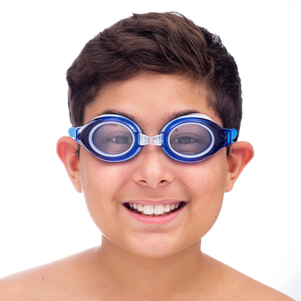 Óculos de Natação Graduado Personalizado Titans Poseidon Azul