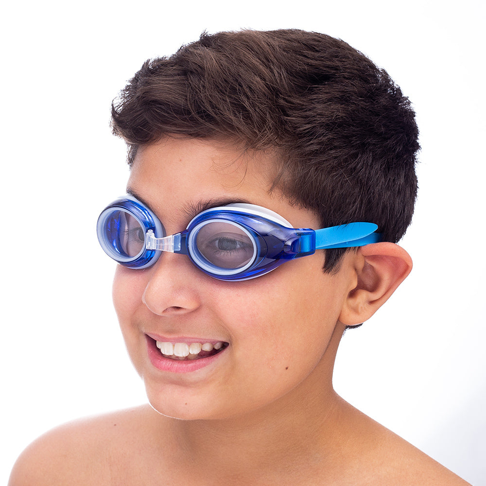 Óculos de Natação Graduado Personalizado Titans Poseidon Azul