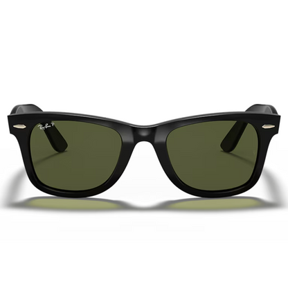 Ray-Ban RB4340 601 50 Wayfarer Negro - Lentes Verde 