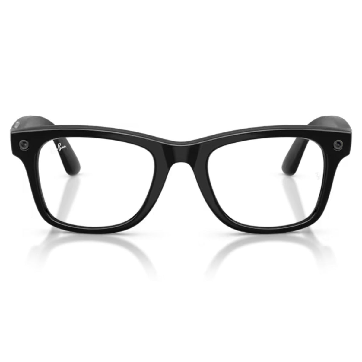 Ray Ban Meta Geração 3 Wayfarer RW4011V 2000 Shiny Black 53 Graduável