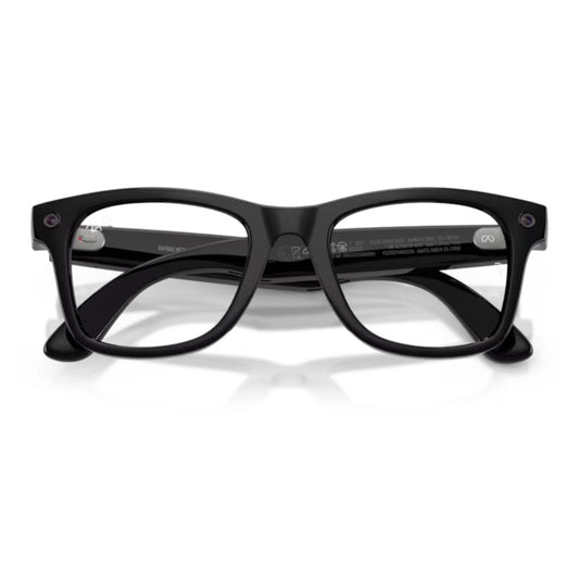 Ray Ban Meta Geração 3 Wayfarer RW4011V 2000 Shiny Black 50 Graduável