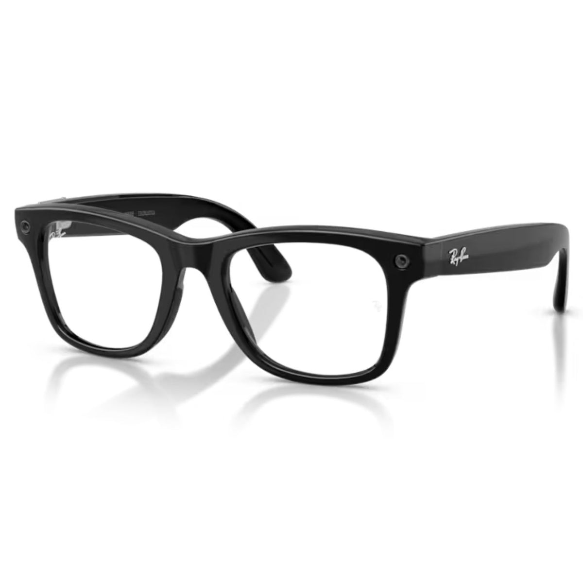 Ray Ban Meta Geração 3 Wayfarer RW4011V 2000 Shiny Black 53 Graduável