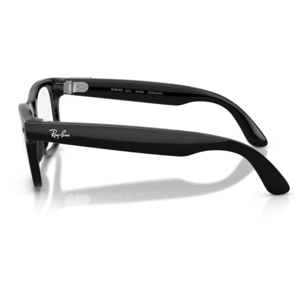 Ray Ban Meta Geração 3 Wayfarer RW4011V 2000 Shiny Black 53 Graduável