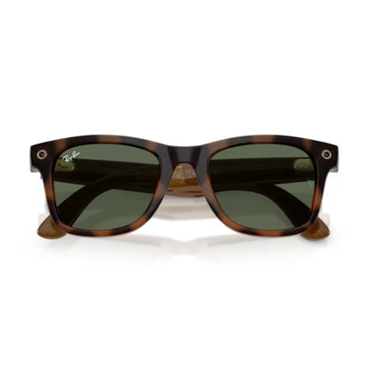 Ray Ban Wayfarer RB2140 901 50 Black - Green Lenses 