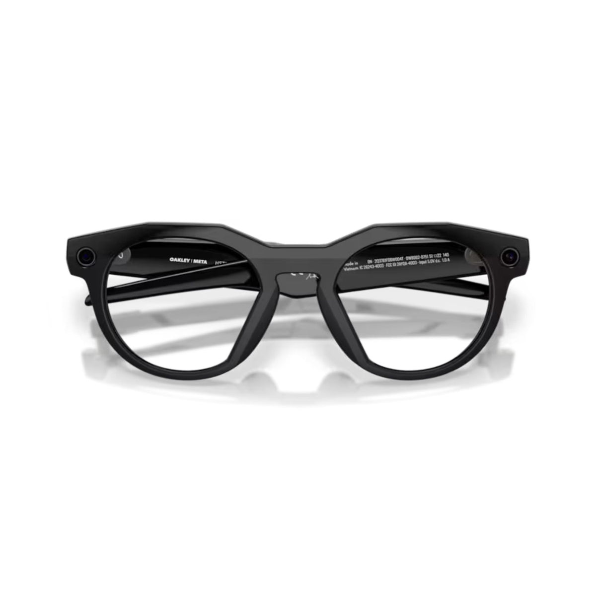 OAKLEY META HSTN OOW8002 07  Preto Lentes Clear Graduável