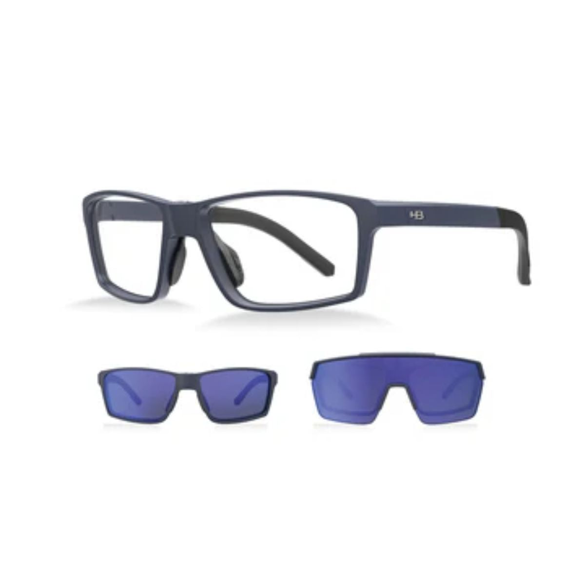 Óculos Ciclismo com Clip HB Presto 2 Blue