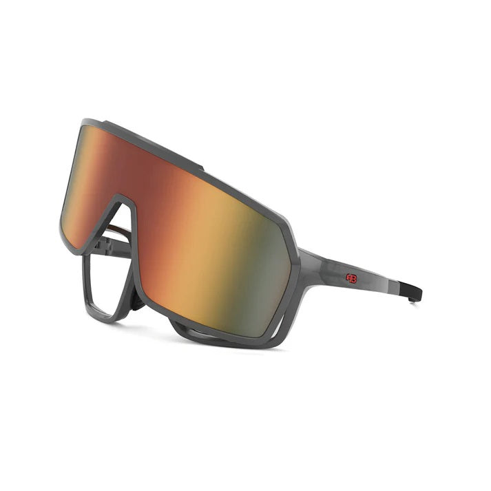 Óculos Ciclismo com Clip HB Presto Red Orange Chrome